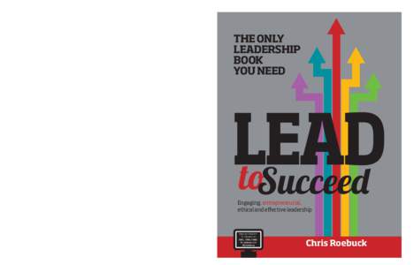 Chris Roebuck  Lead toSucceed The only leadership book you need