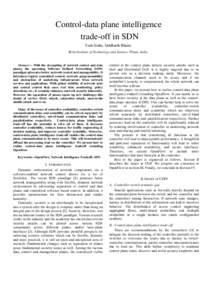 Computing / Network architecture / Emerging technologies / Information and communications technology / Configuration management / Software-defined networking / Ethernet / OpenFlow / Computer architecture / Access control / Computer network / Network interface controller