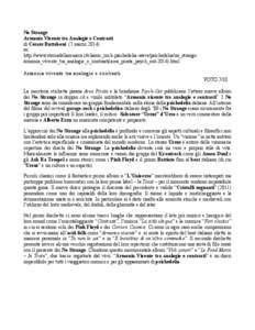 No Strange Armonia Vivente tra Analogie e Contrasti di Cesare Buttaboni (7 marzo[removed]su http://www.storiadellamusica.it/classic_rock-psichedelia-wave/psichedelia/no_strangearmonia_vivente_tra_analogie_e_contrasti(area_