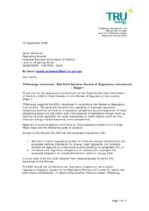 Microsoft Word - Reg Review Draft Decision response Sept 2008