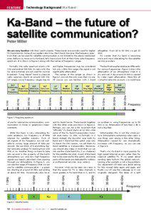 Radar / Ka band / Ku band / C band / E band / X band / Satellite television / Radio spectrum / Satellite dish / Technology / Wireless / Telecommunications engineering