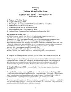 Agriculture / Aphids / Soybean rust / Phakopsora pachyrhizi / Aphis / Rust / Plant pathology / Soybean / Fungicide / Biology / Microbiology / Basidiomycota