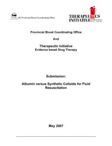 Microsoft Word - Albumin vs Colloids May 2007 Final.doc