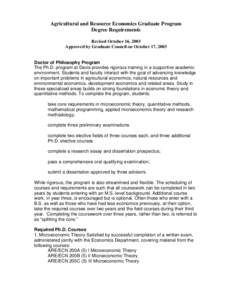 Microsoft Word - ARE PhD deg req, approved[removed]