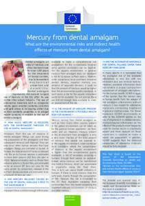 Medicine / Dental materials / Alloys / Endocrine disruptors / Native element minerals / Dental amalgam controversy / Amalgam / Dental restoration / Bisphenol A / Dentistry / Chemistry / Mercury