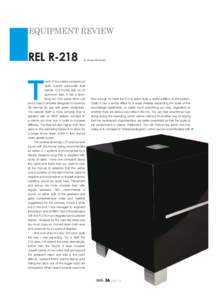 EQUIPMENT REVIEW  REL R-218 T