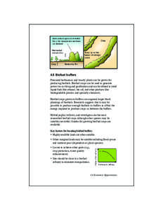 4.6 Biofuel buffers Perennial herbaceous and woody plants can be grown for producing biofuels. Biofuel crops can be used to generate power via co-firing and gasification and can be refined to yield liquid fuels like etha