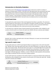 Microsoft Word - Death rates introduction version 2