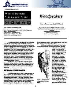 extension.usu.edu Reviewed December 2010 Wildlife Damage Management Series