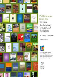 Publications from the Center for the Study of Law and