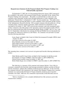 Puerto Rico / Military history of Puerto Rico / Vieques /  Puerto Rico / Puerto Rico Environmental Quality Board / National Priorities List / Culebra /  Puerto Rico / Roosevelt Roads Naval Station / Superfund / Rab / Municipalities of Puerto Rico / Hazardous waste / United States Environmental Protection Agency