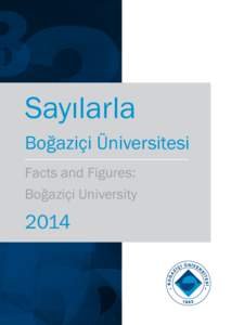 Sayılarla Boğaziçi Üniversitesi Facts and Figures: Boğaziçi University  2014