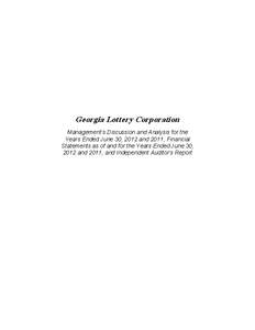 Monopolies / Georgia Lottery / Economy of Virginia / Virginia State Lottery / Powerball / Mega Millions / Lottery / Minnesota State Lottery / Pennsylvania Lottery / State governments of the United States / Gambling / Economy of the United States