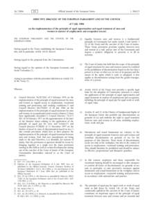 Gender equality / European Union directives / Labour law / International relations / Equal Treatment Directive / Barber v Guardian Royal Exchange Assurance Group / Ageism / European labour law / Palacios de la Villa v Cortefiel Servicios SA / Law / Discrimination law / Discrimination