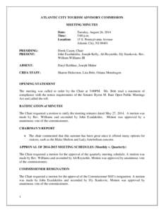 Gambling in the United States / Minutes / Second / Ducktown / Government / Parliamentary procedure / Atlantic City /  New Jersey / Culture of New York City