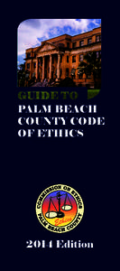 GUIDE TO PALM BEACH COUNTY CODE OF ETHICSEdition