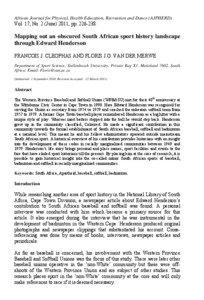 African Journal for Physical, Health Education, Recreation and Dance (AJPHERD)  Vol. 17, No. 2 (June) 2011, pp[removed].