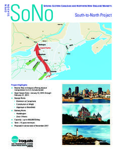 OPEN SEASON SoNo  Serving Eastern Canadian and Northern New England Markets