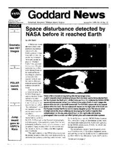 Goddard Space Flight Center / Greenbelt /  Maryland / Space weather / Ulysses / NASA / Polar / Tropical Rainfall Measuring Mission / Solar wind / Exploration of Jupiter / Spaceflight / Space technology / Spacecraft