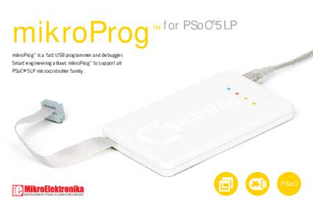 mikroProg  ™ for PSoC®5LP