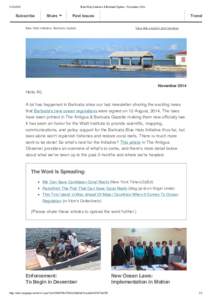 Blue Halo Initiative || Barbuda Update - November 2014 Subscribe