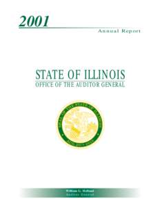 2001  Annual Report STATE OF ILLINOIS OFFICE OF THE AUDITOR GENERAL