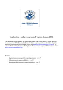 Legal reform resources DRAFT