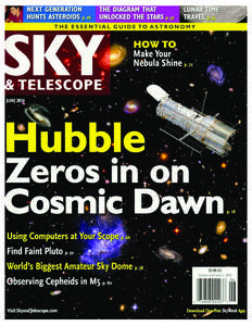 Cosmic Evolution  Staring Back to Hubble’s single largest observing program is detecting the earliest galaxies, finding the most distant  COSMIC SURVEY As part of the CANDELS survey, the Hubble Space Telescope scanned