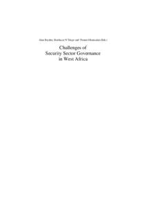 International security / National security / Peacekeeping / Security sector reform / African Union / Geneva Centre for the Democratic Control of Armed Forces / Kayode Fayemi / Governance / Good governance / International relations / Political science / Politics