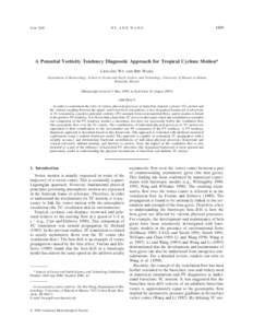 Fluid dynamics / Physics / Oceanography / Physical oceanography / Potential vorticity / Vorticity / Rossby wave / Baroclinity / Vortex / Meteorology / Atmospheric sciences / Atmospheric dynamics