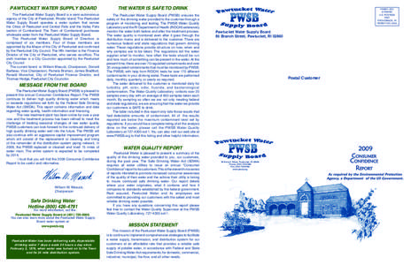 Water pollution / Safe Drinking Water Act / Maximum Contaminant Level / Drinking water / Bottled water / Water quality / Tap water / Public water system / Drinking water quality legislation of the United States / Water supply and sanitation in the United States / Water / Soft matter