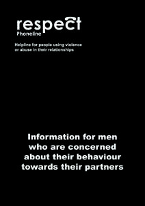 A few words about this booklet… This booklet is for any man who has used any abusive or violent behaviours towards a female partner or ex-partner and wants help to change. We know it can be tough facing up to difficu