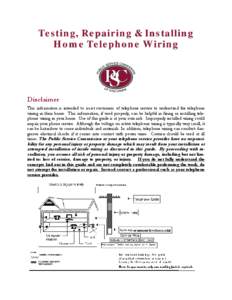 Electromagnetism / Demarcation point / Electrical wiring / Network interface device / Modular connector / Telephone plug / Electrical connector / On-premises wiring / Telephone / Local loop / Technology / Electronic engineering