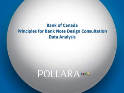 Principles for Bank Note Design Consultation Data Analysis