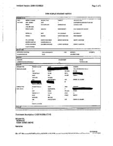 Incident NumberPage 1 of 2 NEW WORLD INCIDENT REPORT L....mew DETAIL