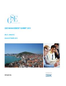 GSE MANAGEMENT SUMMIT 2015 SPLIT, CROATIAOCTOBER 2015 www.gse.org