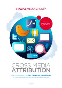 Cross Media Attribution Building bridges across Paid, Owned and Earned Media to optimize media mix efficiencies and effectiveness  May 2012