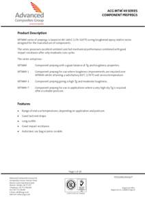 ®  ACG MTM 49 SERIES COMPONENT PREPREGS  Product Description