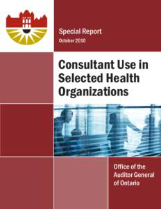 Ontario / South West LHIN / Internal audit / Audit / Government procurement in the United States / Business / Tim Hudak / Auditing / Local Health Integration Network / Central West LHIN