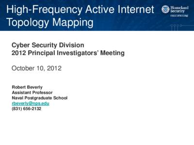 HSARPA Cyber Security R&D