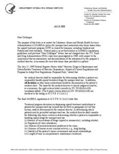 Medicine / Drug addiction / Ketones / Amines / Eli Lilly and Company / Methadone / Patient / Substance Abuse and Mental Health Services Administration / Drug Addiction Treatment Act / Chemistry / Organic chemistry / Drug rehabilitation