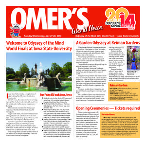 OMER’S Tuesday/Wednesday, May 27-28, 2014 s w e