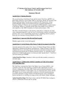 Politics / Asia-Pacific Economic Cooperation / Climate change mitigation / Economics of global warming / Politics of global warming / Climate change policy / Climate change / Environment