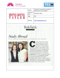 Microsoft Word - HK Tatler - Sept 2013