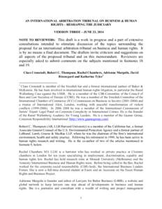 Dispute resolution / International arbitration / Arbitral tribunal / International Centre for Settlement of Investment Disputes / Mediation / Tribunal / Emmanuel Gaillard / Arbitration in the United States / Law / Arbitration / Legal terms