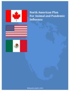 North American Plan For Animal and Pandemic Influenza Released on April 2, 2012