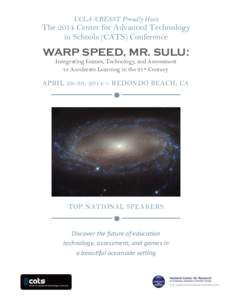 Cryogenic Rare Event Search with Superconducting Thermometers / University of California /  Los Angeles / Education / Education theory / WestEd