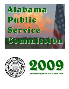 Alabama Public Ser vice Commission  2009