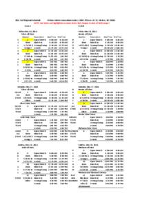 2014	
  Xcel	
  Regional	
  Schedule Hickory	
  Metro	
  Convention	
  Center,	
  1960	
  13th	
  Ave.	
  Dr.	
  SE,	
  Hickory,	
  NC	
  28602 NOTE:	
  Red	
  dates	
  and	
  highlighted	
  sessions	
