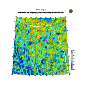 TGI II Project  Precambrian Topography Inverted by Euler Method H L